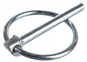 DIN11023 Шплинт-штифт быстросъемный с кольцом D4,5 Zn (2 шт.) - КОЛОРЛОН ВТД Новосибирск