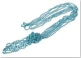 Украшение новогоднее Бусы l=10м d=8мм бирюза арт.KRMA8098-1 Код266486 - КОЛОРЛОН ВТД Новосибирск
