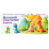 DMR8 Пластилин для детской лепки "Восковой пластилин 8 цветов" - КОЛОРЛОН ВТД Новосибирск
