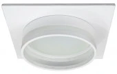 Точка 15W 230V GX53, белый, квадрат, без лампы, DL503 LUNA - КОЛОРЛОН ВТД Новосибирск