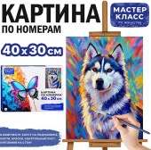 MKR4030-142 Картина по номерам MKR4030-142 "Хмурый" 40х30 см. Мастер класс - КОЛОРЛОН ВТД Новосибирск