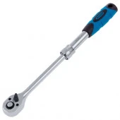 Ключ телескопический трещоточный 3/8", 215-315 мм, CrV, хромир., 2-х комп. рукоятка// Gross - КОЛОРЛОН ВТД Новосибирск