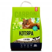 КОТЯРА  наполн.Комкующийся с активированным углем 20л (8,4кг) пакет - КОЛОРЛОН ВТД Новосибирск