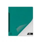 63788 ТЕТРАДЬ 48 Л, А5+, КЛ. ERICHKRAUSE COVERPROBOOK REEF, БИРЮЗОВЫЙ, ПЛАСТ. ОБЛ. НА СКОБЕ /5/100/ - КОЛОРЛОН ВТД Новосибирск