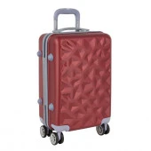 РА102 (2-ой) Maroon бордовый (20") пластикABS чемодан малый - КОЛОРЛОН ВТД Новосибирск