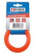 ТЛ3535-2.0-0-15 Леска для триммера, d=2.0 мм, l=15 м, КРУГ, КАРТОН. СОЮЗ - КОЛОРЛОН ВТД Новосибирск