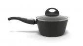 Cr2385  Ковш 1,2 литра алюминиевый  серия Black stone - КОЛОРЛОН ВТД Новосибирск