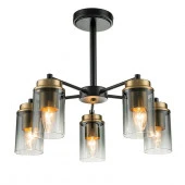 Люстра Escada 2118/5P E14*40W Black/Brass - КОЛОРЛОН ВТД Новосибирск