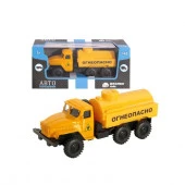 1200103ТМ "Автопанорама" Машинка металлическая 1:43, цвет желтый, инерция, в/к 7*16*6,2 см - КОЛОРЛОН ВТД Новосибирск