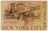 Салфетка индивидуальная 44х28.5 см "New York" с пробковой подложкой - КОЛОРЛОН ВТД Новосибирск