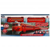 358851 Железная дорога свет-звук, длина пути 280, кор.46,8*20,5*5см ТЕХНОДРАЙВ 2*18шт - КОЛОРЛОН ВТД Новосибирск