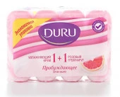Duru SOFT SENS 1+1 мыло "Розовый грейпфрут" (э/пак) 4*90г - КОЛОРЛОН ВТД Новосибирск