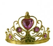 Маскарадная корона Лебедь в золоте (полипропилен) / 12x11x7,5см арт.88959 - КОЛОРЛОН ВТД Новосибирск