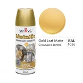 Краска VERVE METALLIC 889-0100 золотая сусальная п/матовая RAL1036, спрей 520мл - КОЛОРЛОН ВТД Новосибирск