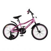 CR-B2-0218PK Детский велосипед City-Ride Spark , рама сталь , диск 18 сталь , цвет розовый - КОЛОРЛОН ВТД Новосибирск