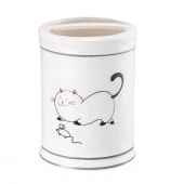 Happy Cats Стакан для зубных щеток настольный, керамика, - КОЛОРЛОН ВТД Новосибирск