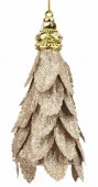 Новогоднее подвесное  украшение  (пластик, полиэстер) / 4,7x4,7x11,5см арт.91193 (НГ) - КОЛОРЛОН ВТД Новосибирск