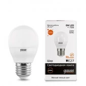 8W Gauss Led 53218 Globe E27 2700K - КОЛОРЛОН ВТД Новосибирск