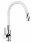 Смеситель д/кухни GROSS AQUA 3245609W, ColorflexPlus белый с г/и, c подключением к фильтру - КОЛОРЛОН ВТД Новосибирск