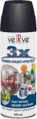 Эмаль VERVE 3X 889-9004 черная матовая RAL9004,акриловая спрей 520мл - КОЛОРЛОН ВТД Новосибирск