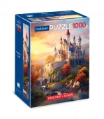 1000ПЗ2_31442 "Premium" ПАЗЛЫ Игровые компл.1000 эл.А2ф 480х680мм  -Фантаст.замок+Постер+Клей+шпат - КОЛОРЛОН ВТД Новосибирск