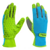 Перчатки садовые на липучке, силиконовое нанесение, размер 8, Luxe// Palisad - КОЛОРЛОН ВТД Новосибирск