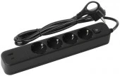 ЭРА Сетевой фильтр (4с/з+2USB, 1,5м) черный USF-4es-1,5m-2xUSBAC - КОЛОРЛОН ВТД Новосибирск