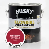 HUSKY-KLONDIKE Краска по металлу глянцевая бордовая RAL 3003 (2,5л; 3шт) - КОЛОРЛОН ВТД Новосибирск