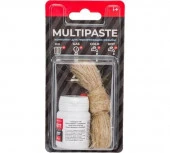 Комплект паста уплотнительная универсальная (вода, газ, 25 гр) MULTIPASTE + лён Premium, МР - КОЛОРЛОН ВТД Новосибирск