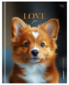Дневник 1-11 кл. 48л. (твердый) BG "Пёсик по имени Love", глянцевая ламинация 376839 - КОЛОРЛОН ВТД Новосибирск