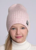 CLEVER 444107ап Шапка детская, 52-54, Св.розовый - КОЛОРЛОН ВТД Новосибирск