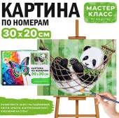 MKR3020-2 Набор для рисования "Картина по номерам 30х20 см. Пандочка" - КОЛОРЛОН ВТД Новосибирск