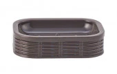 SWP-0690CH-D Мыльница ROTANG шоколад, пластик SWP-0690CH-D - КОЛОРЛОН ВТД Новосибирск