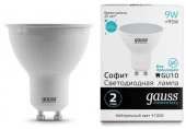 Лампа Gauss Elementary MR16 9W 660lm 4100К GU10 LED - КОЛОРЛОН ВТД Новосибирск
