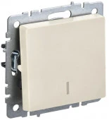 IEK BRITE Выключатель 1кл. с индикац 10А бежевый - КОЛОРЛОН ВТД Новосибирск