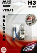 Галогенная лампа AVS Vegas в блистере H3.12V.55W.1шт. - КОЛОРЛОН ВТД Новосибирск