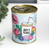 Копилка-банка металл "Boys tears" 5222882 - КОЛОРЛОН ВТД Новосибирск