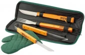 Набор приборов для барбекю, 4 предмета в сумке, Camping// Palisad 69578 - КОЛОРЛОН ВТД Новосибирск