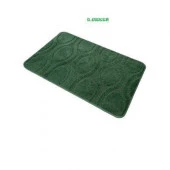 Коврик для ванной комнаты ZALEL  55*90 однотонные с рельефом 1-пр D.GREEN - КОЛОРЛОН ВТД Новосибирск