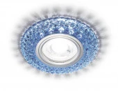 ***S291 BL/WH хром/голубой MR16+3W(LED WHITE 4200K) - КОЛОРЛОН ВТД Новосибирск