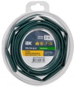 Трубка ТУТ нг-LS 6/3 зеленая (2м) IEK - КОЛОРЛОН ВТД Новосибирск