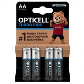 Батарейки OPTICELL Turbo Max AA 4шт - КОЛОРЛОН ВТД Новосибирск