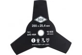 Диск для триммера DDE GRASS CUT 3-хлопастной, 255 х 25,4 мм (толщина = 1,4 мм) - КОЛОРЛОН ВТД Новосибирск