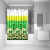 SCID050P, daisy garden, Штора для ванной комнаты, 200*200 см - КОЛОРЛОН ВТД Новосибирск