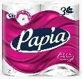 Papia Белая (4шт) 3 слоя Туалетная бумага - КОЛОРЛОН ВТД Новосибирск