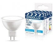 10W Ergolux LED-JCDR-10W-GU5.3-4K JCDR 10Вт GU5.3 4500K 180-240В 15562 - КОЛОРЛОН ВТД Новосибирск