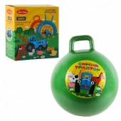 JB0207093  Мяч прыгун Синий трактор гиря, 45 см, цвет зеленый (инд. коробка) - КОЛОРЛОН ВТД Новосибирск