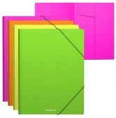 50388 ПАПКА НА РЕЗИНКАХ ПЛАСТ, A4, ERICHKRAUSE MATT NEON, 0,6 ММ, АССОРТИ /4/96/ - КОЛОРЛОН ВТД Новосибирск