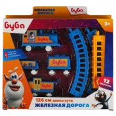 314211 Железная дорога мультяшная БУБА длина пути 126, кор.25*20,5*4см ИГРАЕМ ВМЕСТЕ в кор.2*54шт - КОЛОРЛОН ВТД Новосибирск