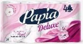 Papia Deluxe 8 рулонов Парадизо Фиори  4 слоя  Бумага туалетная - КОЛОРЛОН ВТД Новосибирск